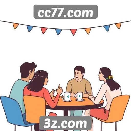 comunidade e interações sociais no cc77.com